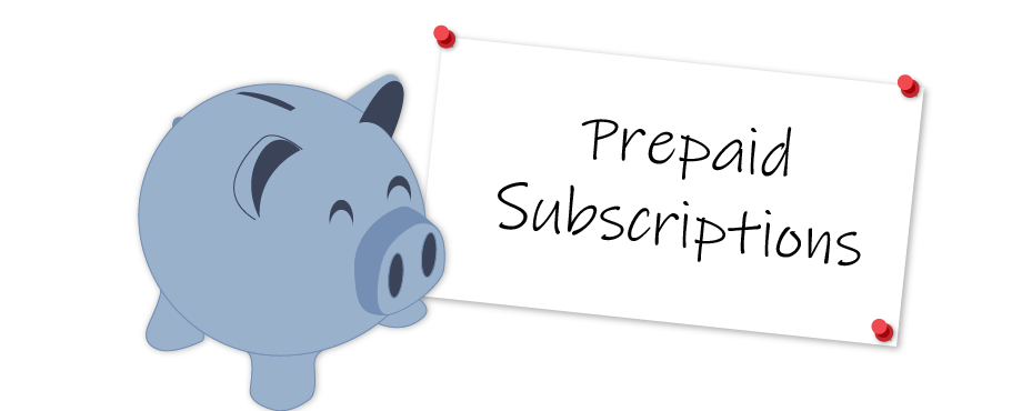 Prepaid subscriptions that your piggy bank will enjoy